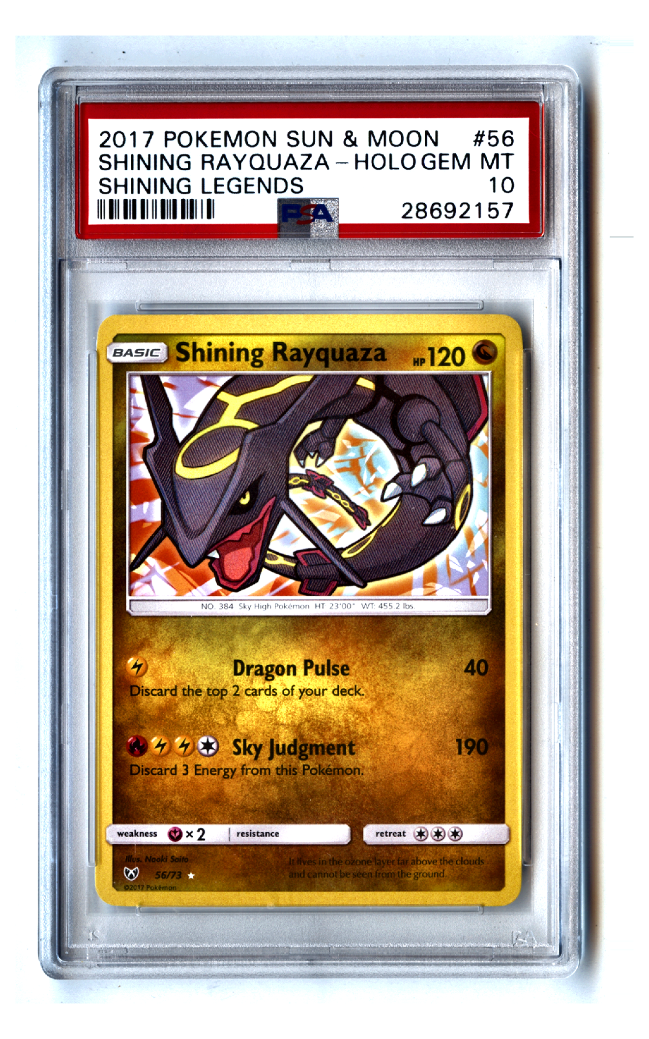 Shining Rayquaza - PSA 10
