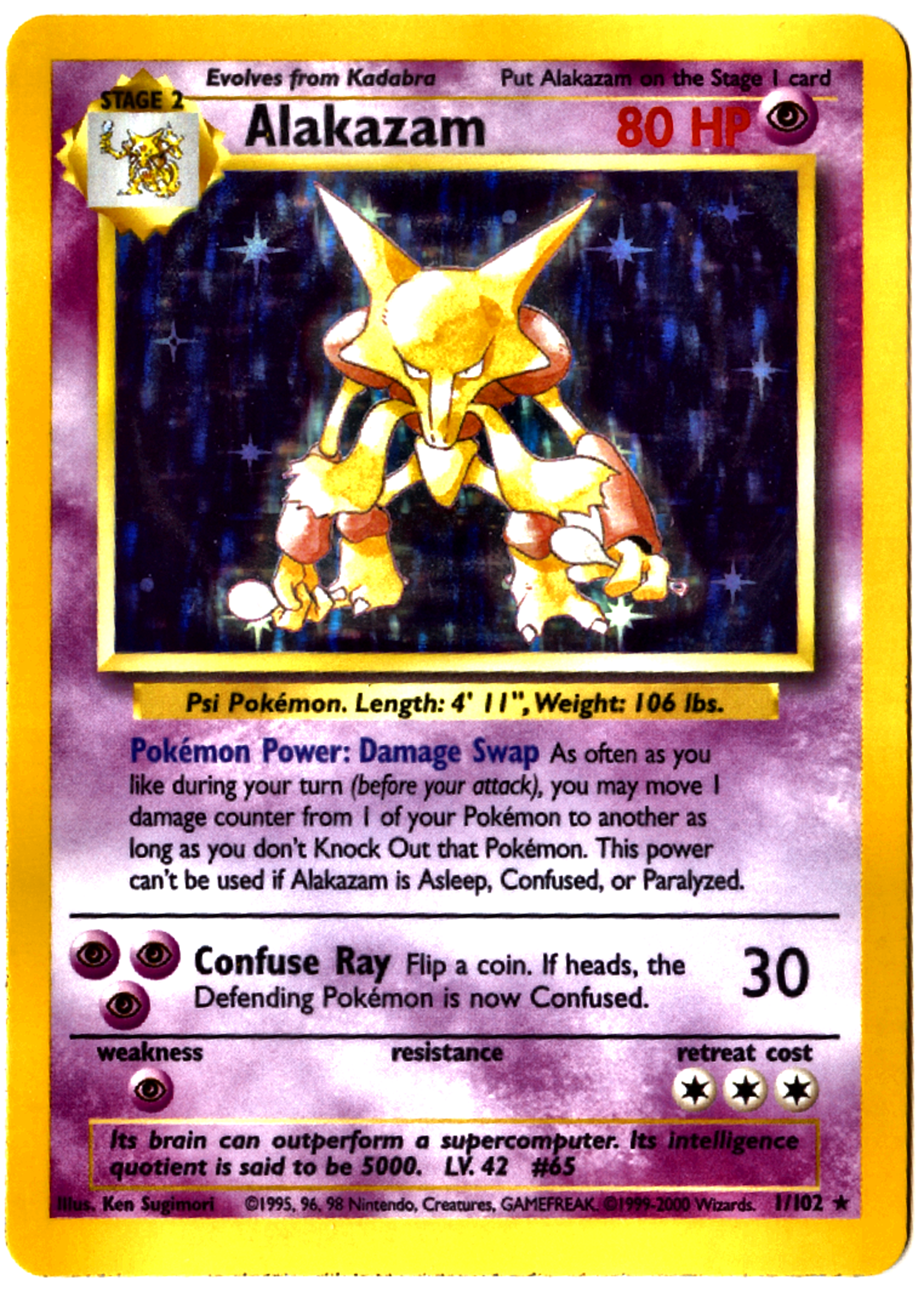 Alakazam - 1 - Base - Near Mint — front