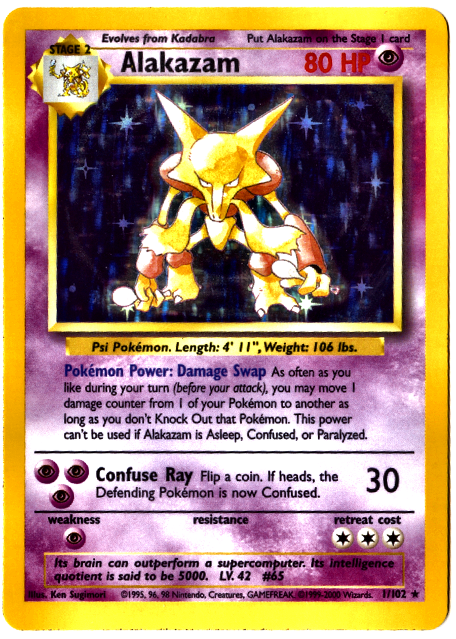 Alakazam - 1 - Base - Near Mint — front