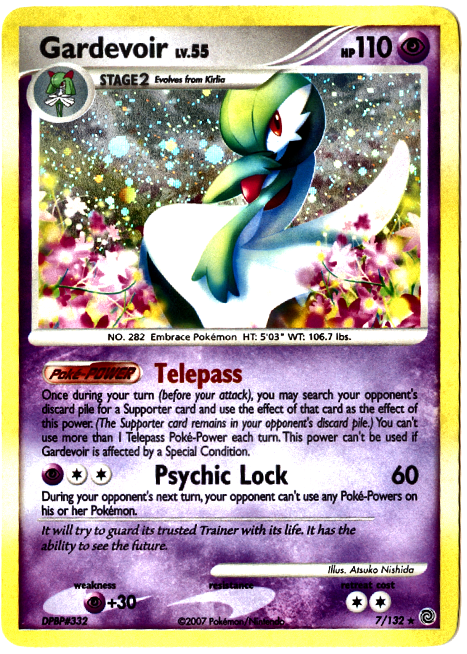 Gardevoir - 7 - Secret Wonders - Near Mint — front