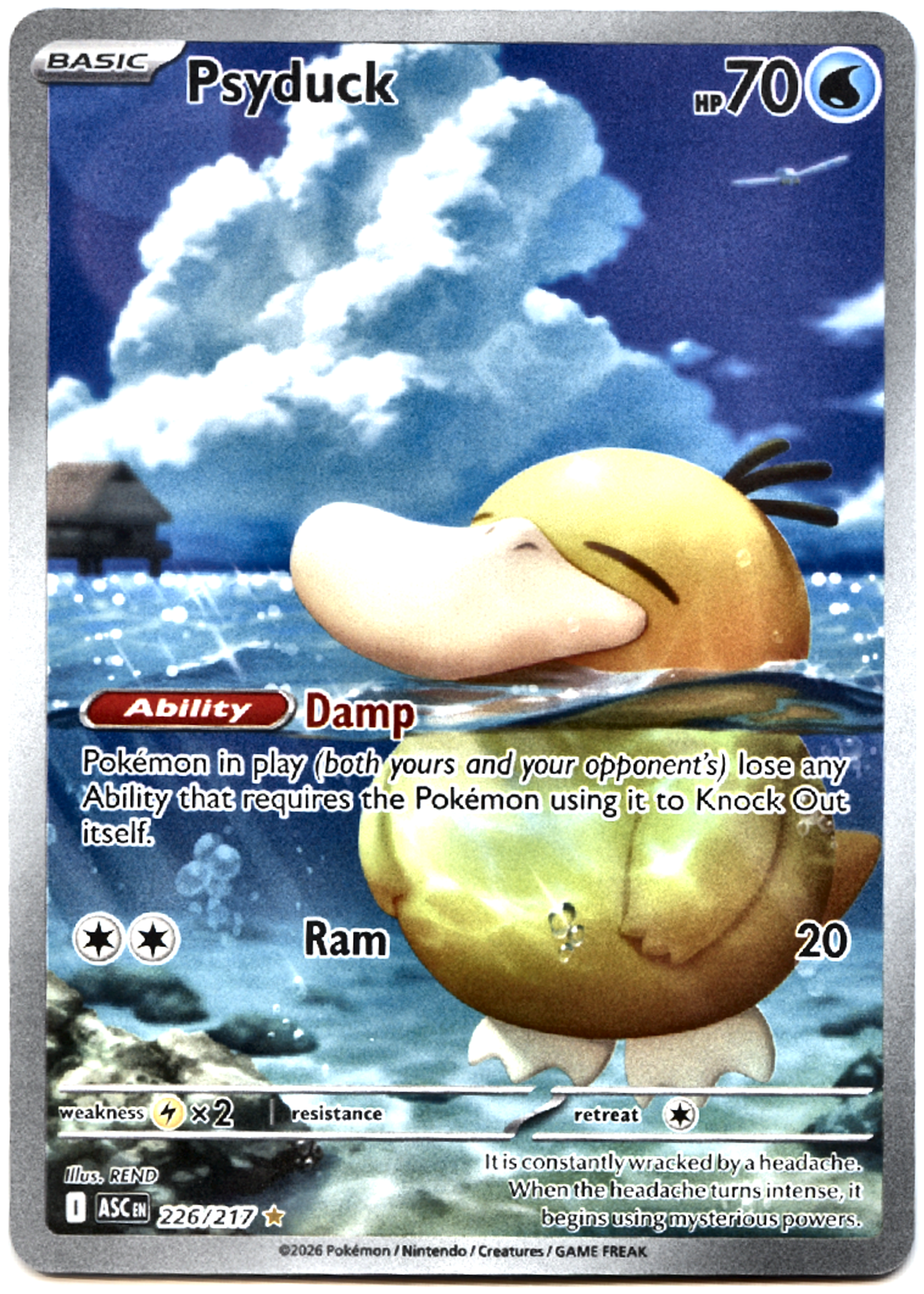 Psyduck - 226 - Ascended Heroes - Near Mint — front