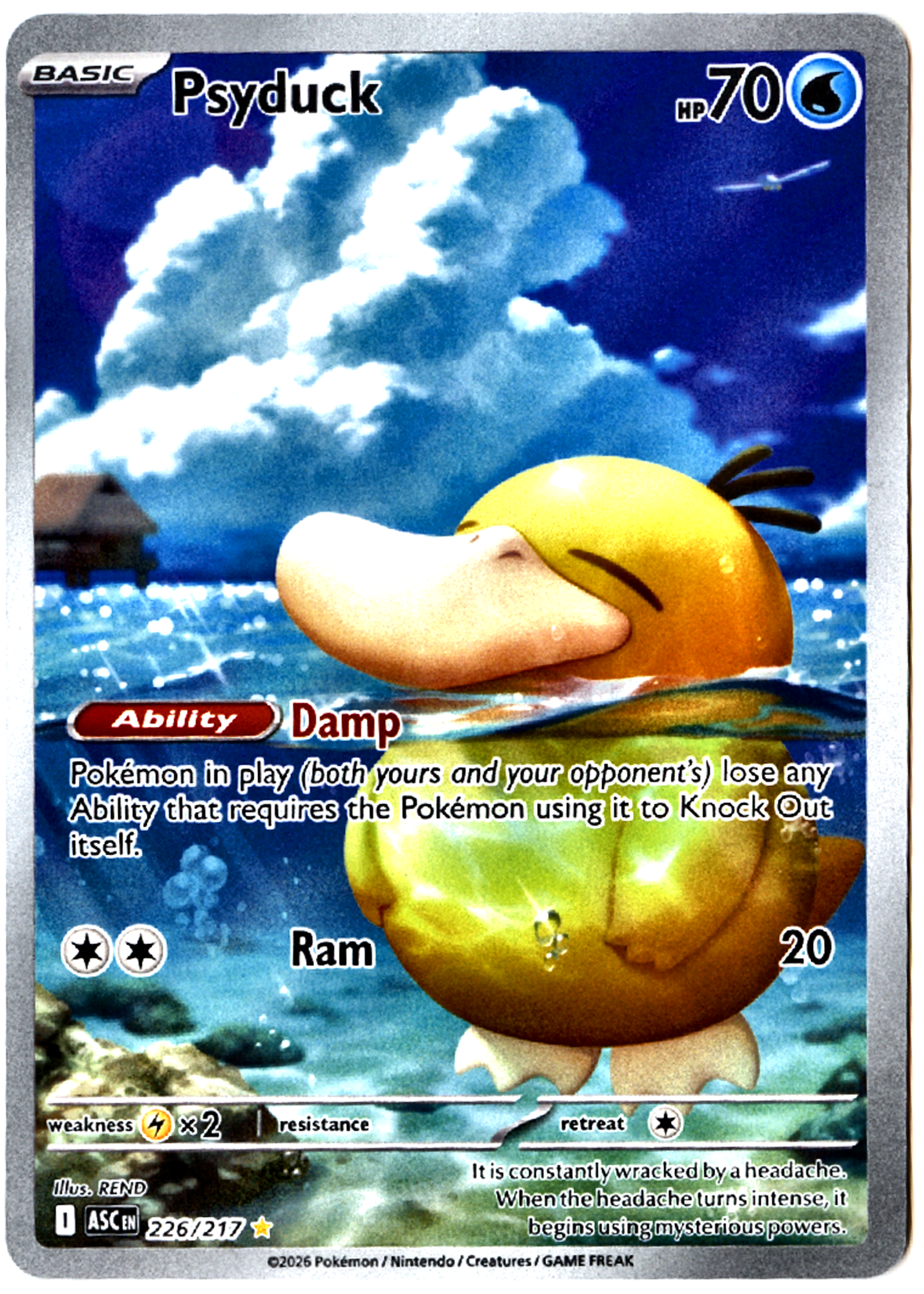 Psyduck - 226 - Ascended Heroes - Near Mint — front
