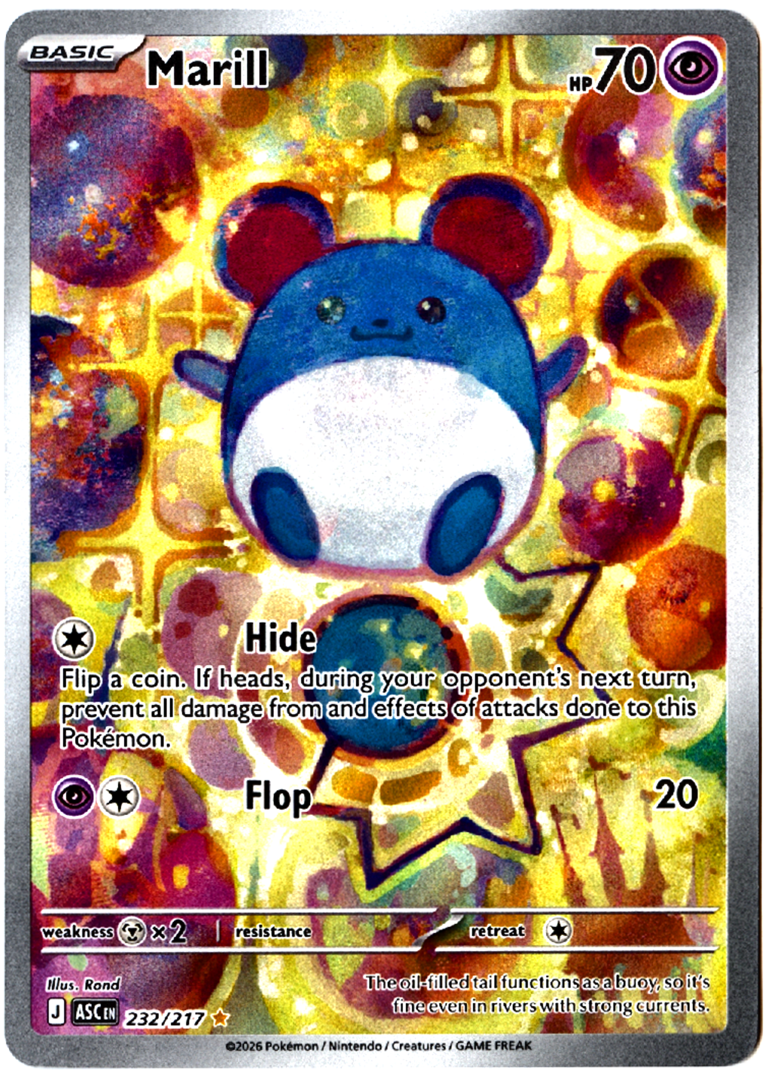Marill - 232 - Ascended Heroes - Near Mint — front