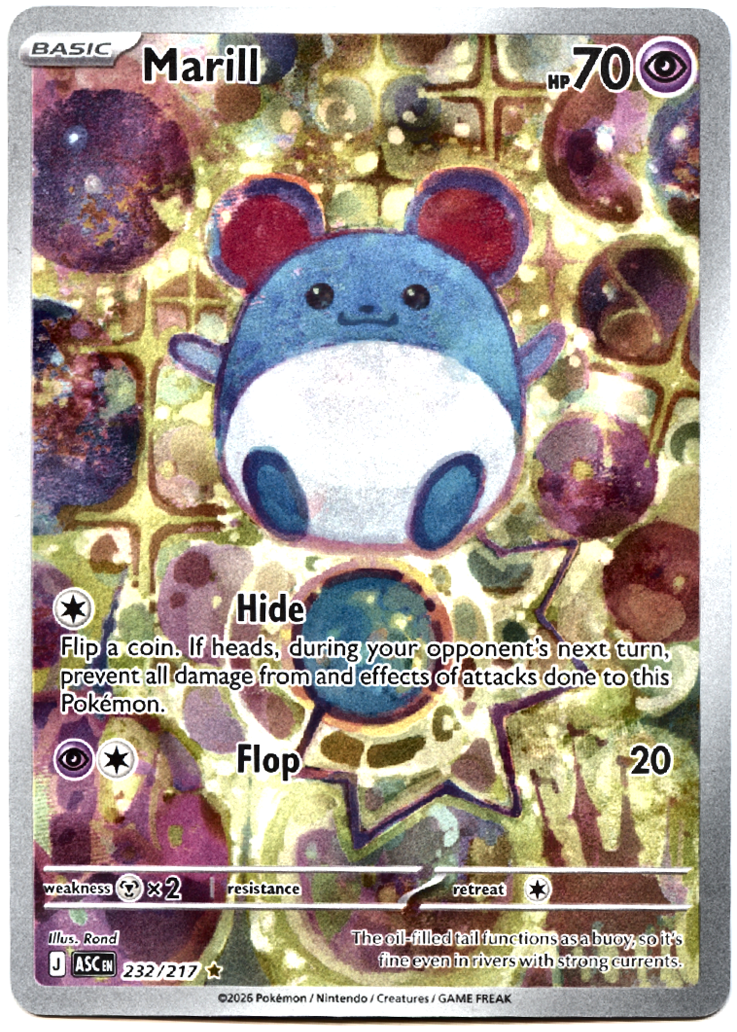 Marill - 232 - Ascended Heroes - Near Mint — front