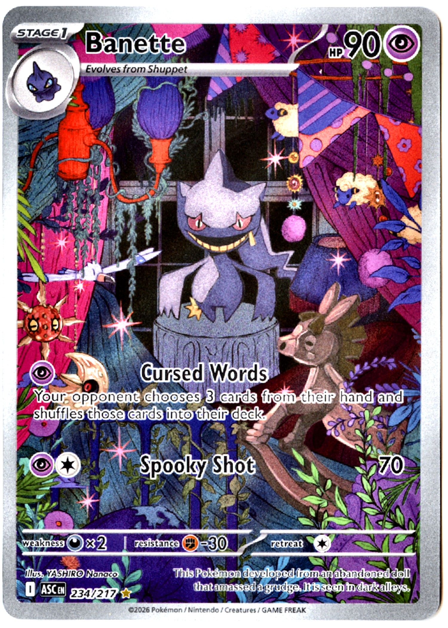 Banette - 234 - Ascended Heroes - Near Mint — front