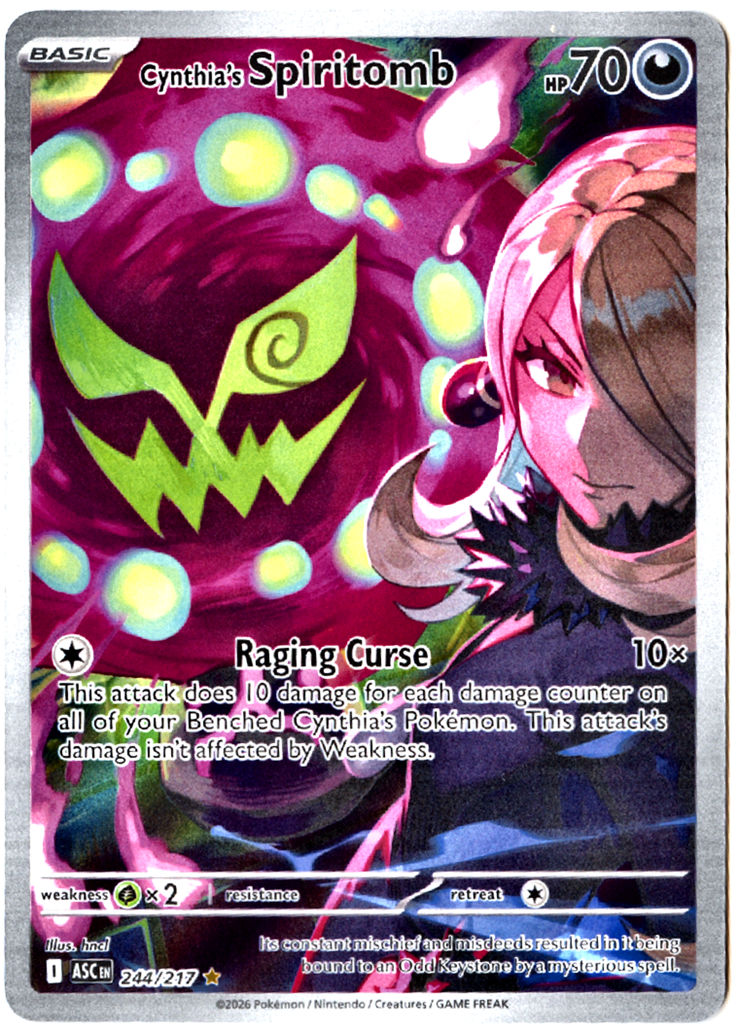Cynthia's Spiritomb - 244 - Ascended Heroes - Near Mint — front