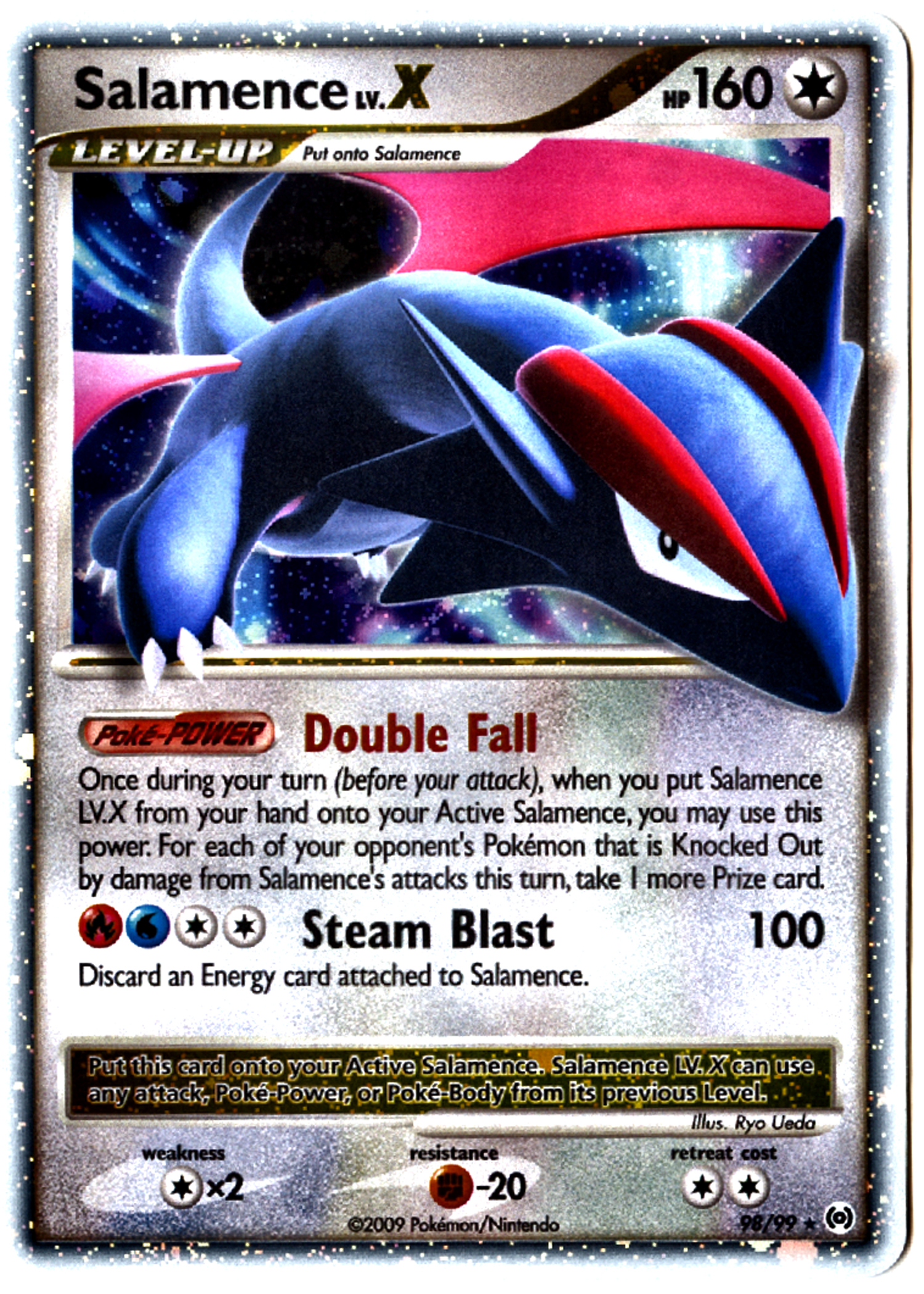 Salamence LV.X - 98 - Arceus - Near Mint — front