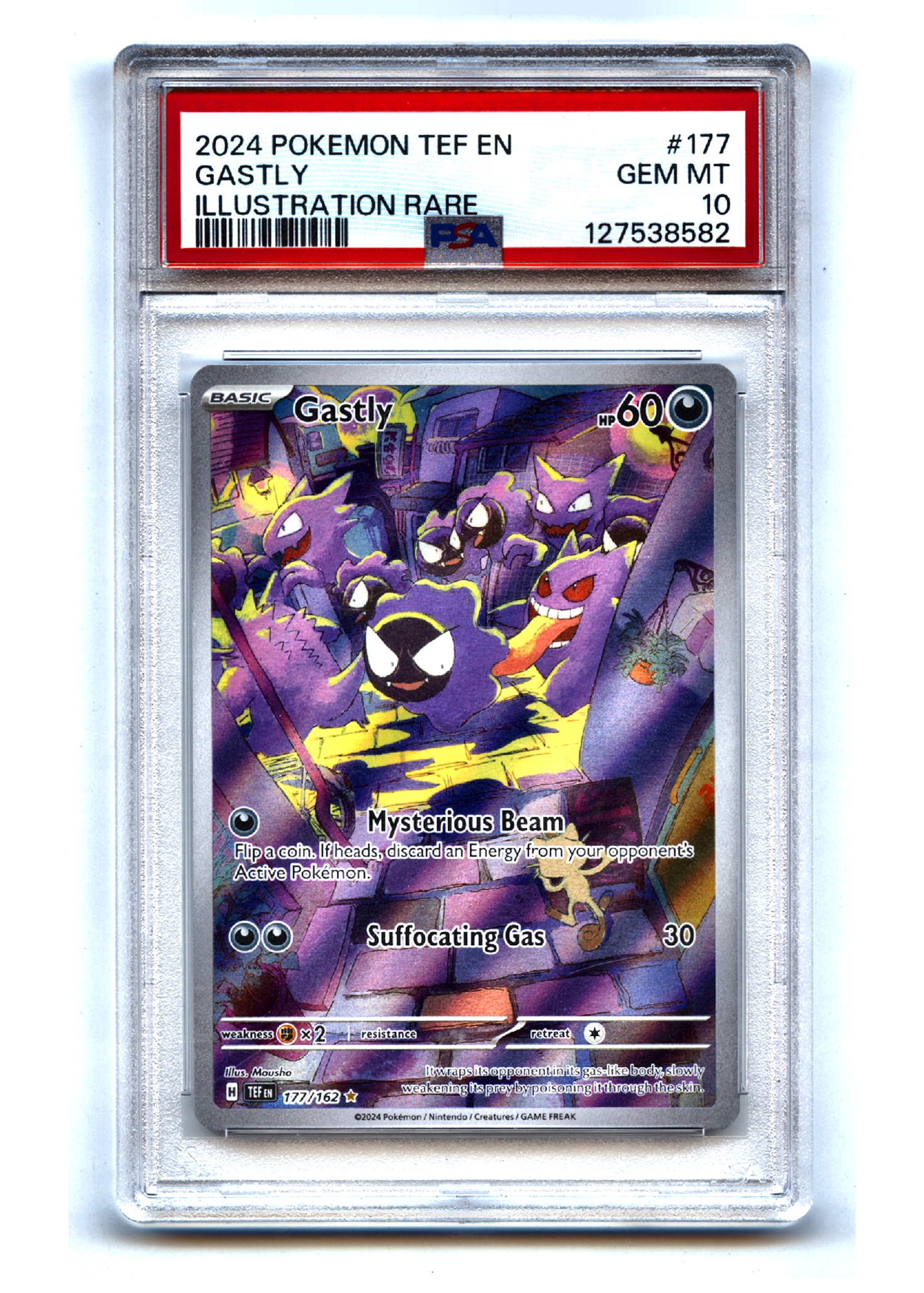 Gastly - Grade 10 - Temporal Forces (127538582) — front