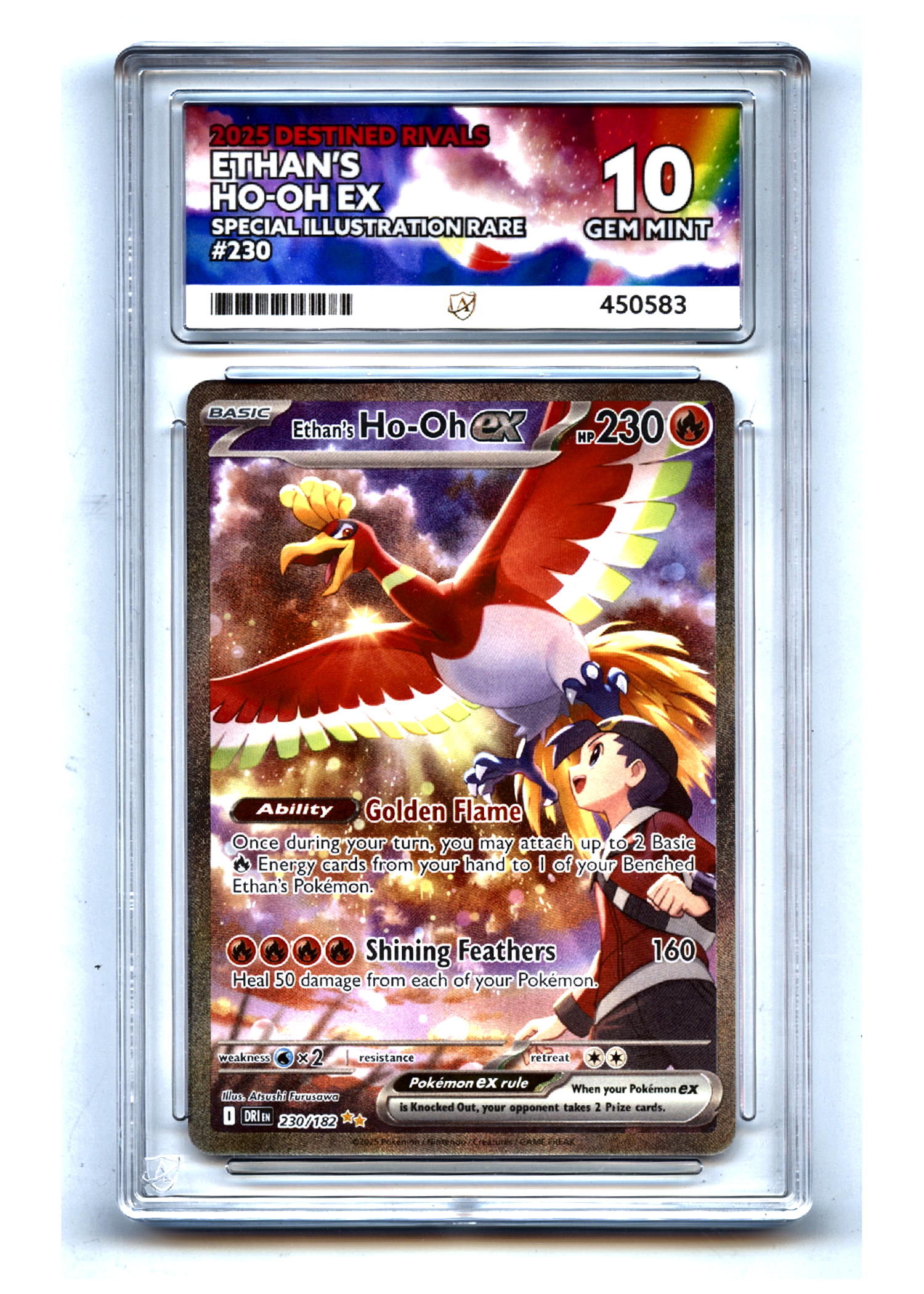 Ethan's Ho-Oh ex - Grade 10 - Destined Rivals (450583) — front