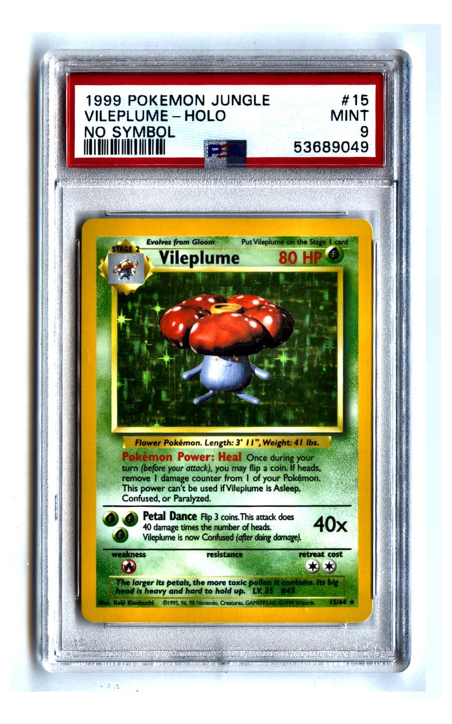 Vileplume - Grade 9 - Jungle — front