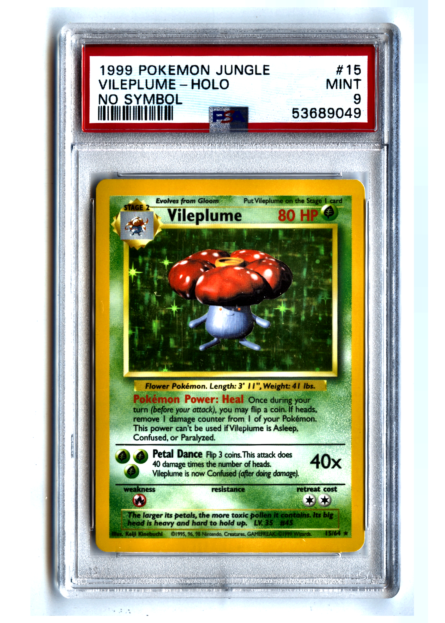 Vileplume - Grade 9 - Jungle — front