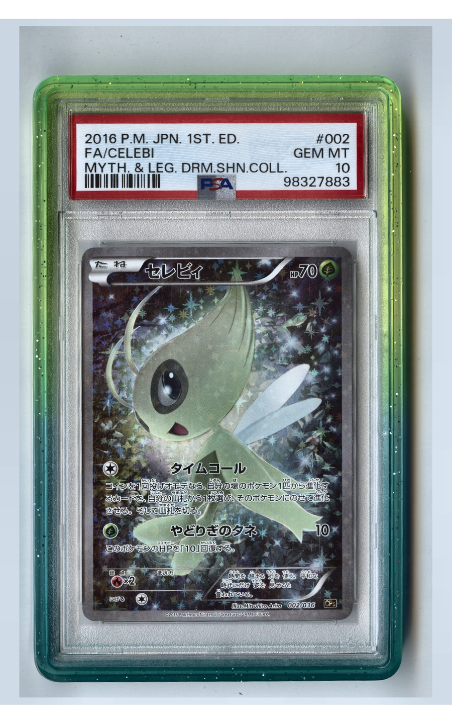 Celebi - PSA 10 - Mythical & Legendary Dream Shine Collection · Japanese, front