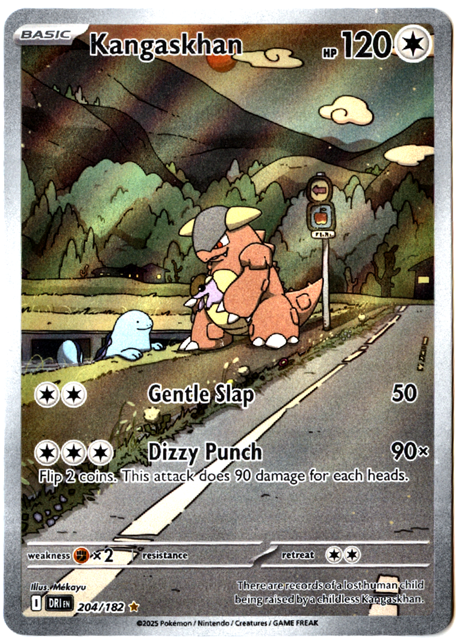Kangaskhan - 204 - Destined Rivals - Near Mint — front