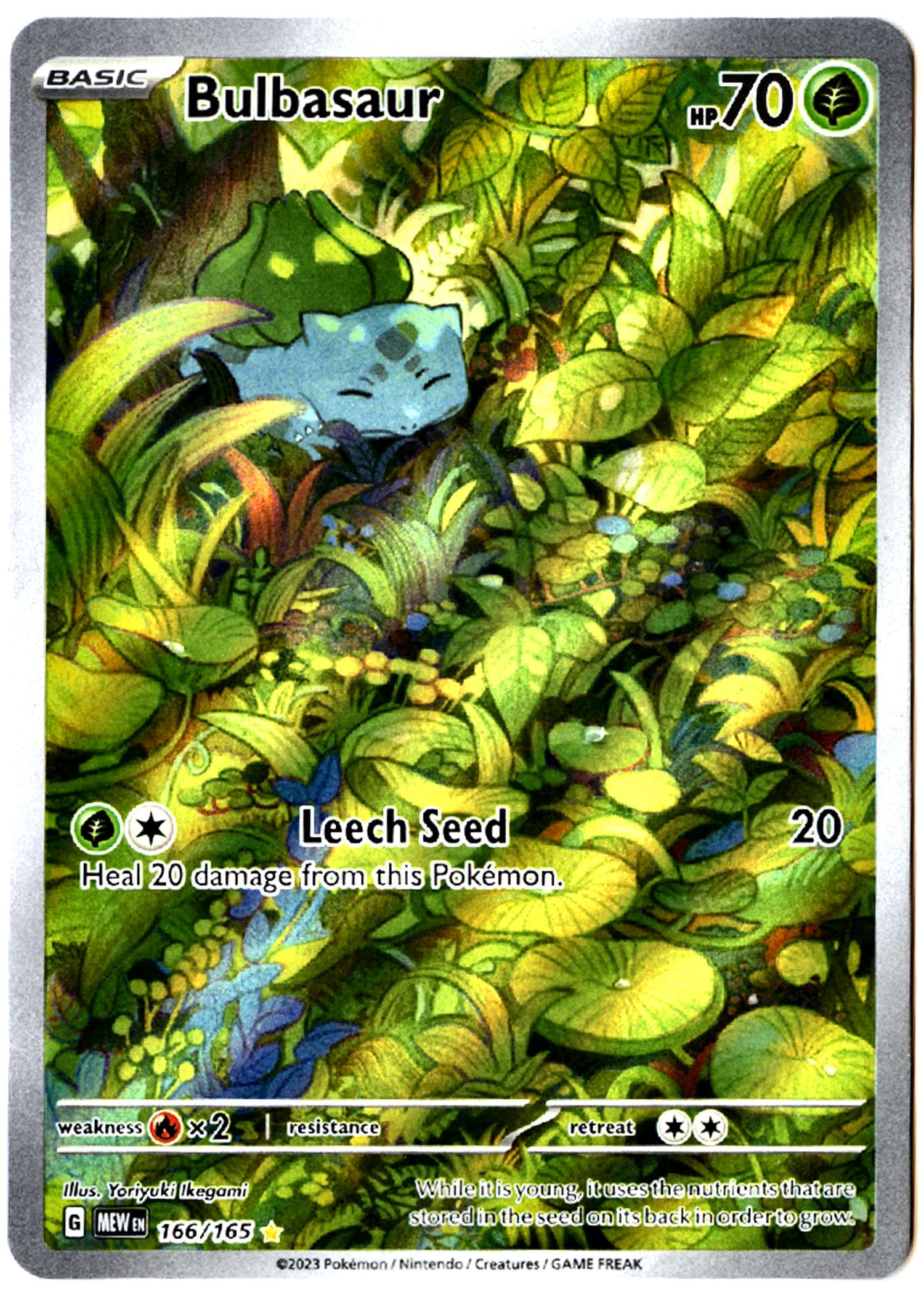 Bulbasaur - 166 - 151 - Near Mint — front