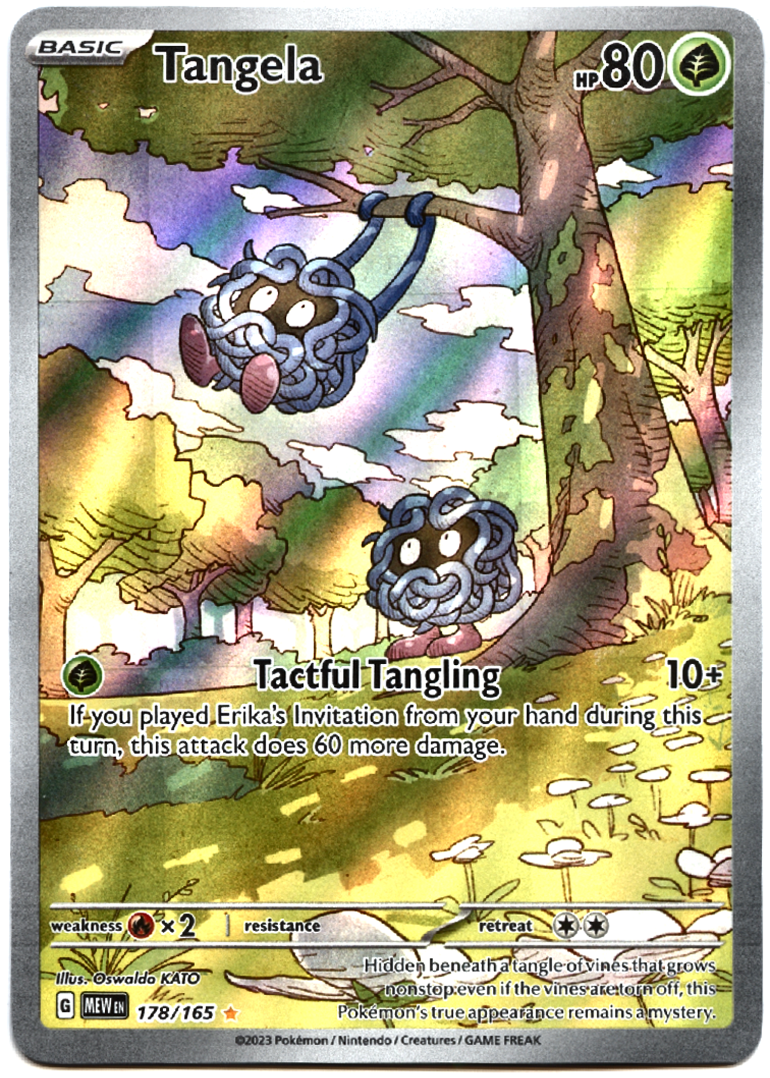 Tangela - 178 - 151 - Near Mint — front