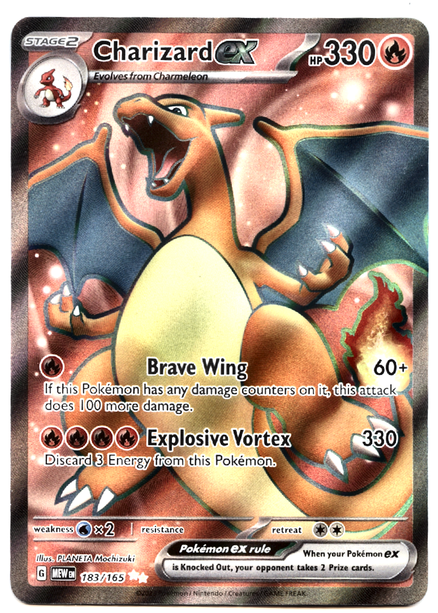 Charizard ex - 183 - 151 - Near Mint — front