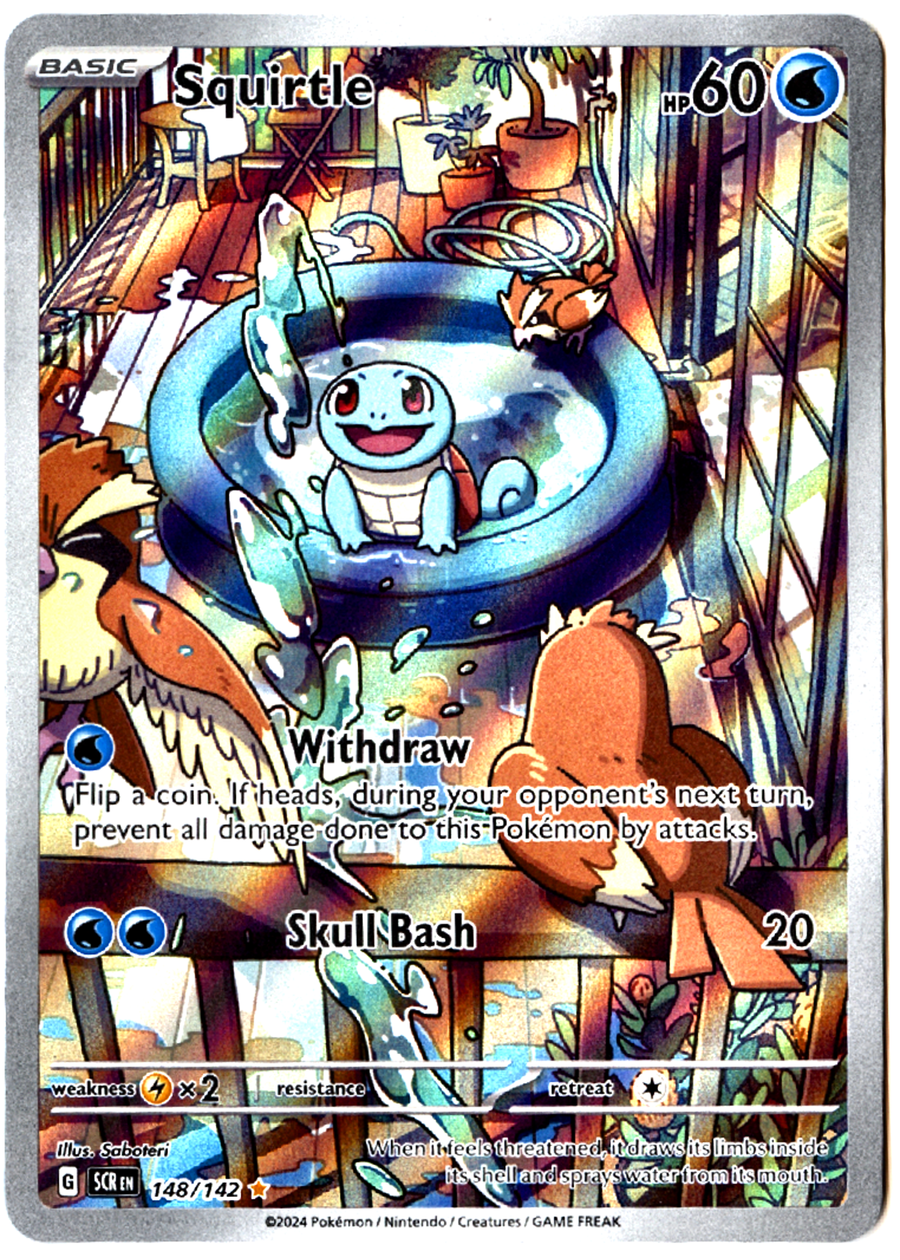 Squirtle - 148 - Stellar Crown - Near Mint — front