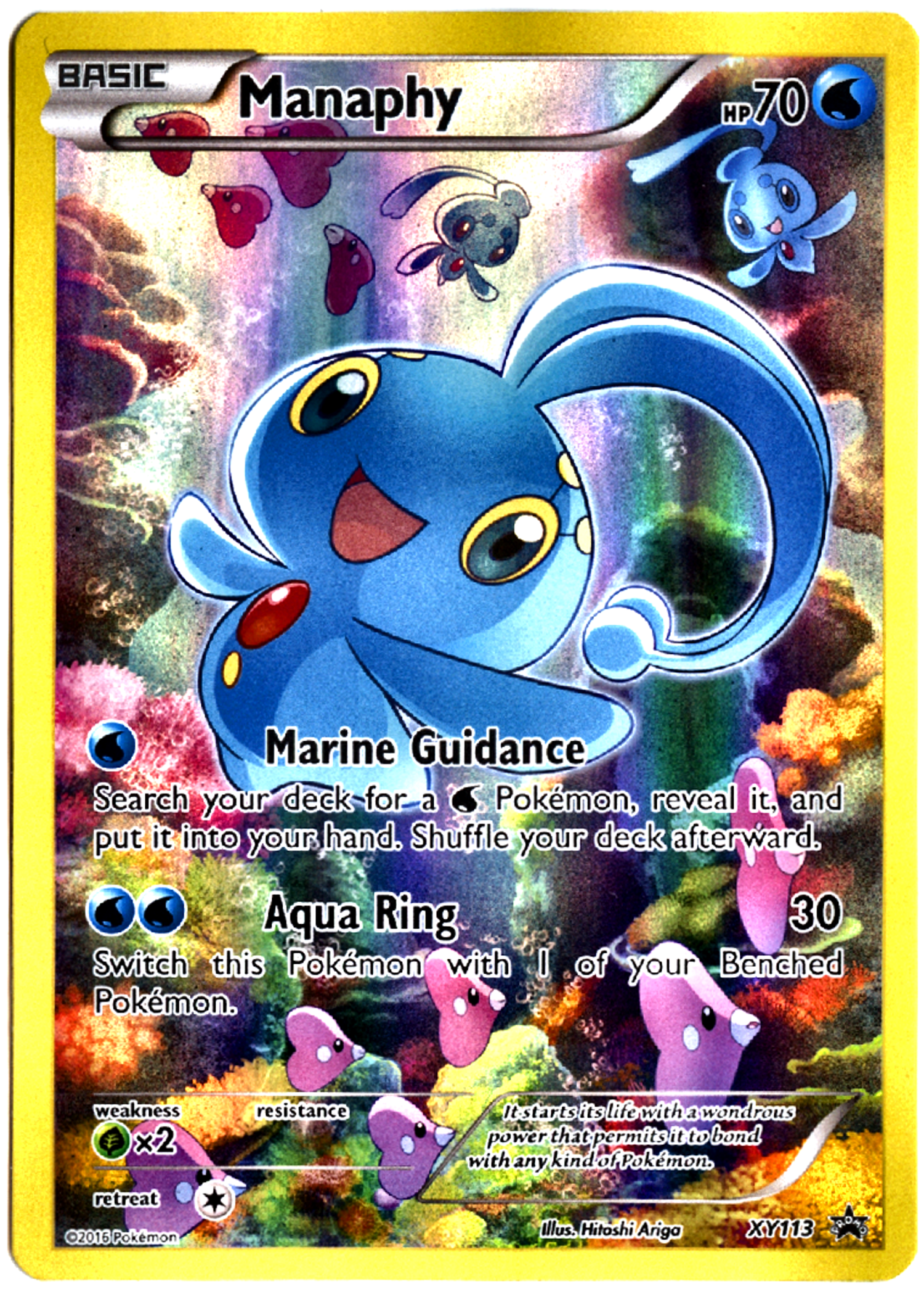 Manaphy - XY113 - XY Black Star Promos - Near Mint — front