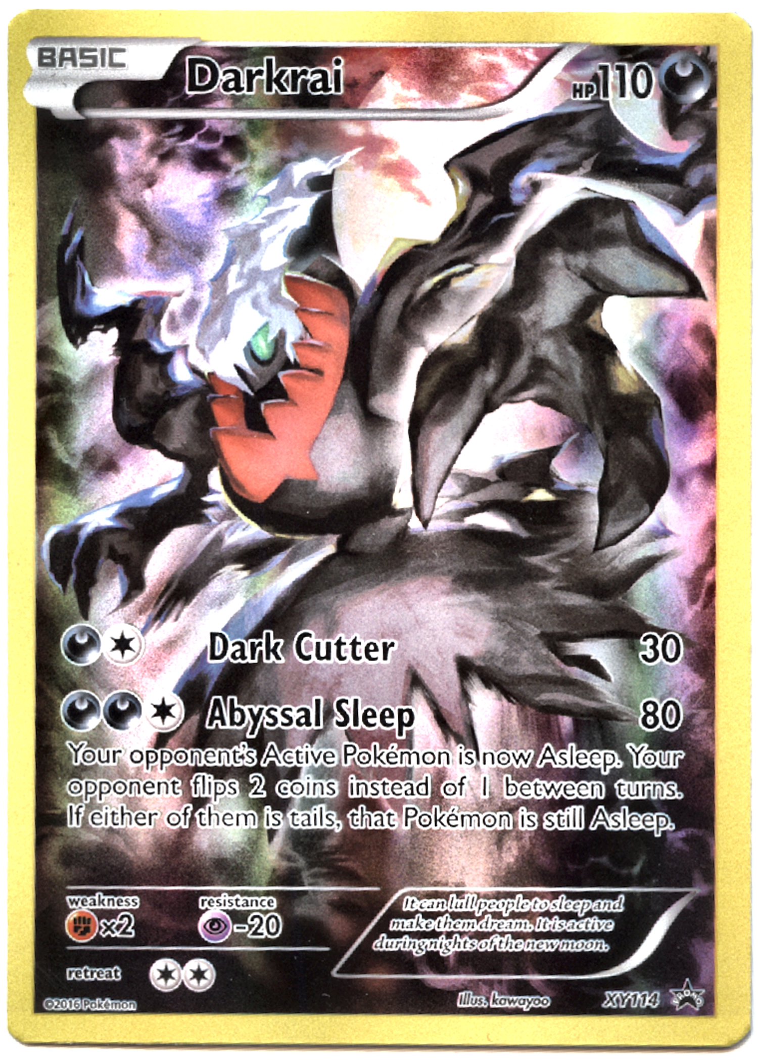 Darkrai - XY114 - XY Black Star Promos - Near Mint — front