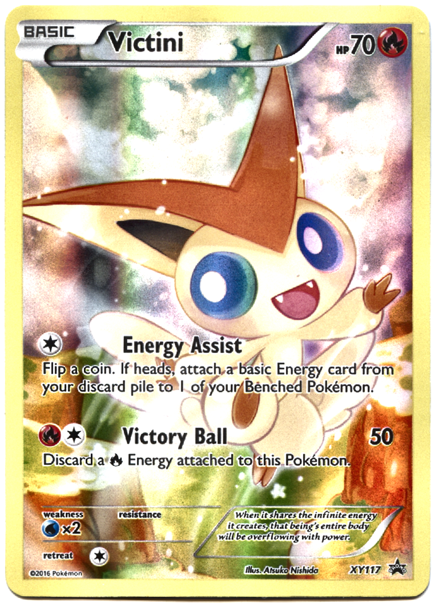 Victini - XY117 - XY Black Star Promos - Near Mint — front